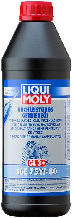 Трансмиссионное масло Liqui Moly 7584 Hochleistungs-Getriebeoil 75W-80 1 л