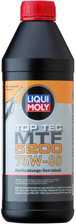 Трансмиссионное масло Liqui Moly 20845 Top Tec MTF 5200 75W-80 1 л