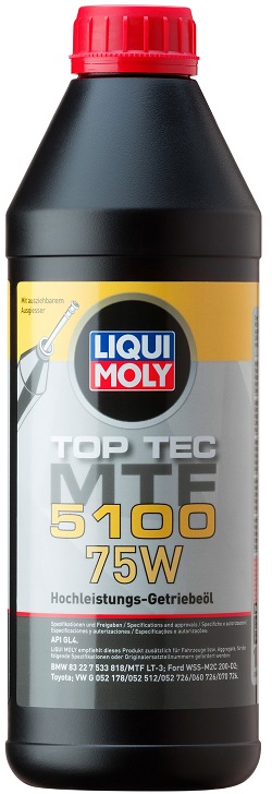 Трансмиссионное масло Liqui Moly 20842 Top Tec MTF 5100 75W 1 л
