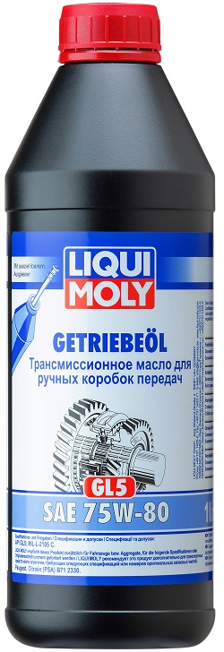 Трансмиссионное масло Liqui Moly 3658 Getriebeoil 75W-80 1 л