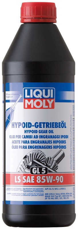 Трансмиссионное масло Liqui Moly 1410 Hypoid-Getriebeoil LS 85W-90 1 л