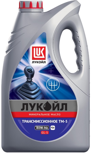 Трансмиссионное масло Lukoil 19551 ТМ-5 80W-90 4 л