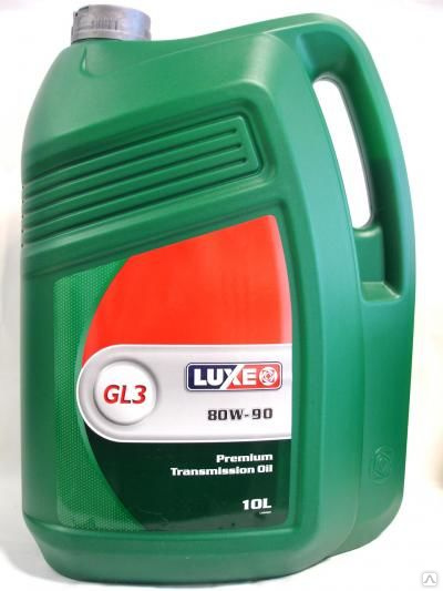 Трансмиссионное масло Luxe 544 GL-3 80W-90 10 л