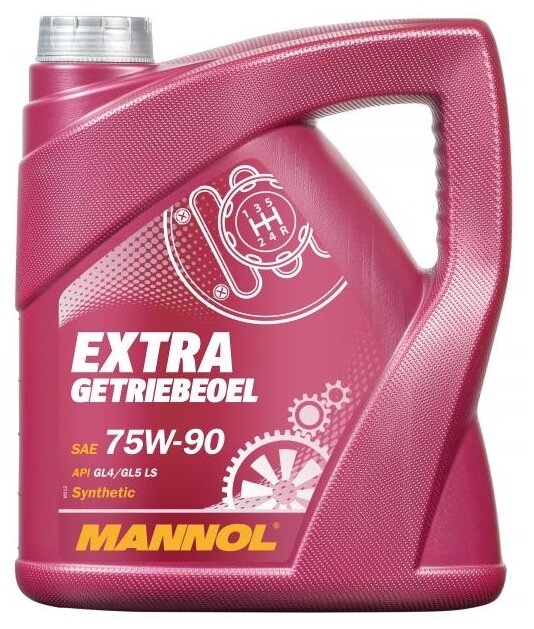 Трансмиссионное масло Mannol EG40470 EXTRA GETRIEBEOEL 75W-90 4 л