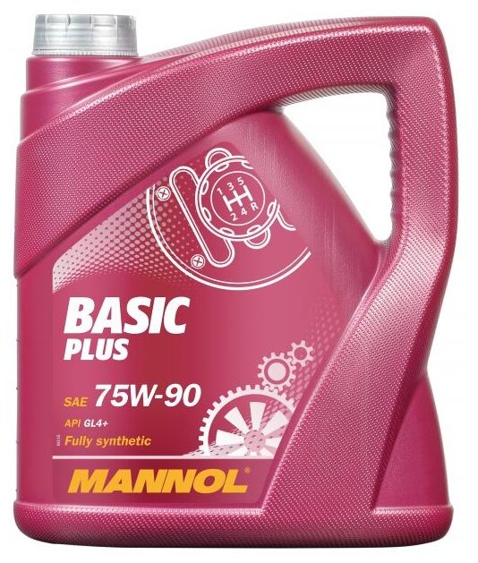 Трансмиссионное масло Mannol BP40465 BASIC PLUS 75W-90 4 л