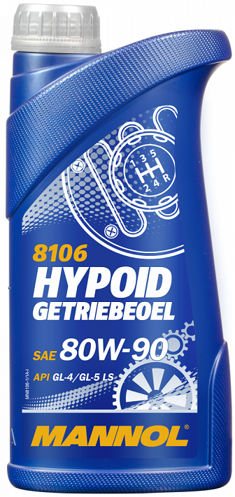 Трансмиссионное масло Mannol HG10106 HYPOID GETRIEBEOEL 80W-90 1 л