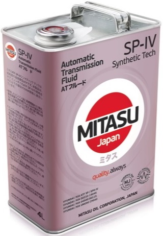 Трансмиссионное масло Mitasu MJ-332-4 ATF SP-IV  4 л
