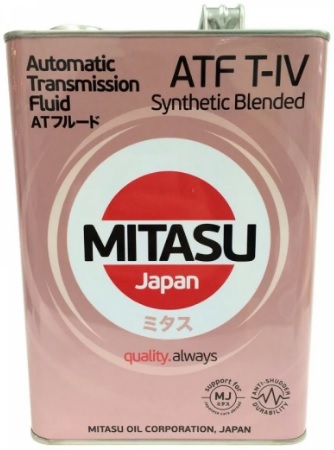 Трансмиссионное масло Mitasu MJ-324-4 ATF T-IV  4 л
