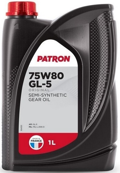 Трансмиссионное масло Patron 75W80 GL5 1L ORIGINAL 75W-80 1 л