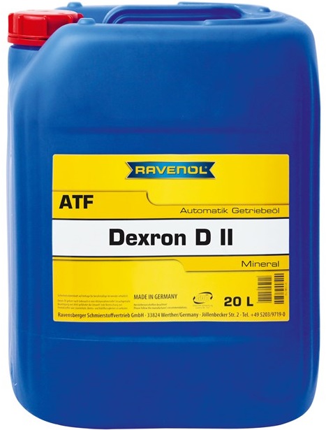 Трансмиссионное масло Ravenol 4014835733527 Automatik-Getriebe-Oel Dexron D II  20 л
