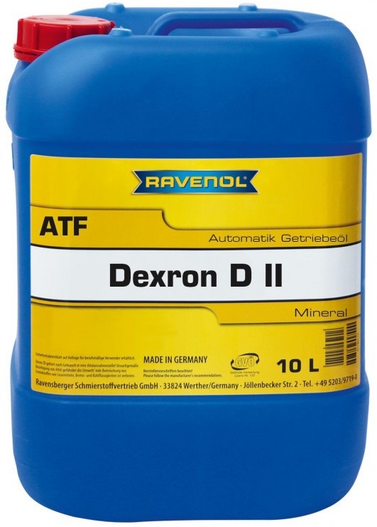 Трансмиссионное масло Ravenol 4014835733541 Automatik-Getriebe-Oel Dexron D II  10 л
