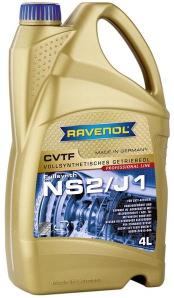 Трансмиссионное масло Ravenol 4014835719392 CVTF NS2/J1 Fluid  4 л