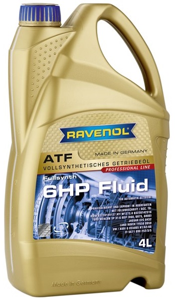Трансмиссионное масло Ravenol 4014835732797 ATF 6 HP Fluid  4 л