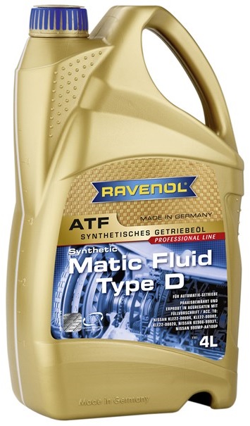 Трансмиссионное масло Ravenol 4014835743793 ATF Matic Fluid D  4 л