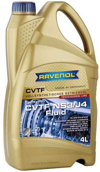 Трансмиссионное масло Ravenol 4014835803749 CVTF NS3/J4 Fluid  4 л