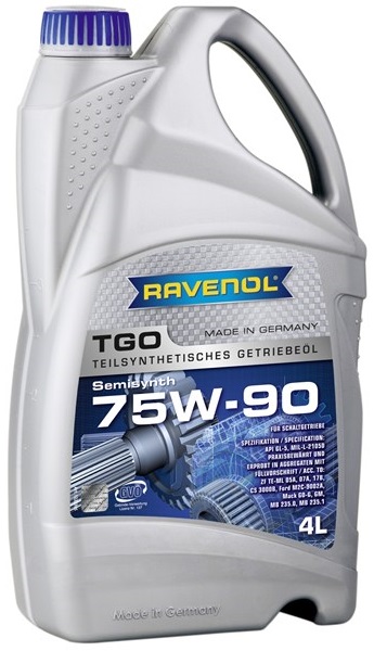 Трансмиссионное масло Ravenol 4014835734494 TGO 75W-90 4 л