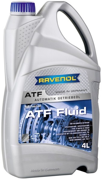 Трансмиссионное масло Ravenol 1213101-004-01-999 atf fluid   4 л
