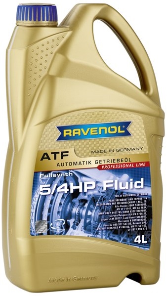 Трансмиссионное масло Ravenol 1212104-004-01-999 ATF 5/4 hp  4 л