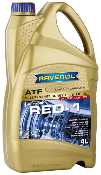 Трансмиссионное масло Ravenol 1211117-004-01-999 ATF RED-1  4 л