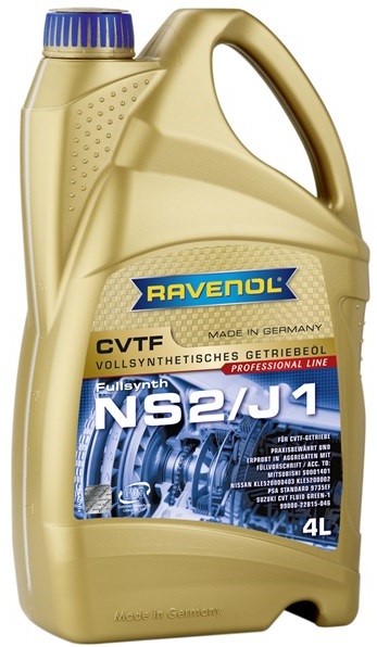 Трансмиссионное масло Ravenol 1211114-004-01-999 CVTF NS2/J1 Fluid  4 л