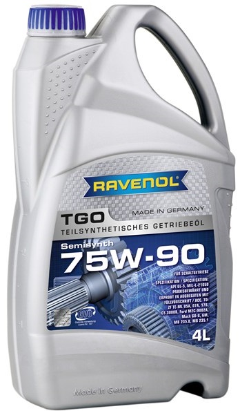 Трансмиссионное масло Ravenol 1222105-004-01-999 Getriebeoel TGO 75W-90 4 л