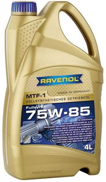 Трансмиссионное масло Ravenol 1221102-004-01-999 MTF-1 75W-85 4 л