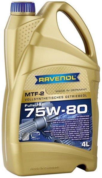 Трансмиссионное масло Ravenol 4014835719798 MTF-2 75W-80 4 л