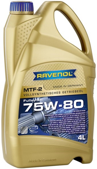 Трансмиссионное масло Ravenol 1221103-004-01-999 MTF-2 75W-80 4 л