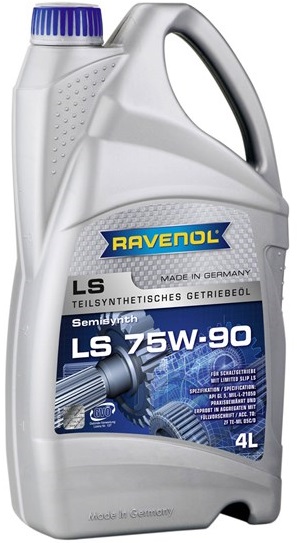 Трансмиссионное масло Ravenol 4014835734395 LS 75W-90 4 л