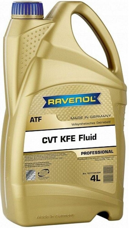 Трансмиссионное масло Ravenol 4014835803725 CVT KFE Fluid  4 л