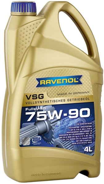 Трансмиссионное масло Ravenol 1221101-004-01-999 vsg  75W-90 4 л