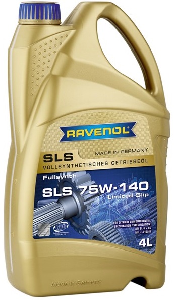 Трансмиссионное масло Ravenol 4014835734098 SLS 75W-140 4 л