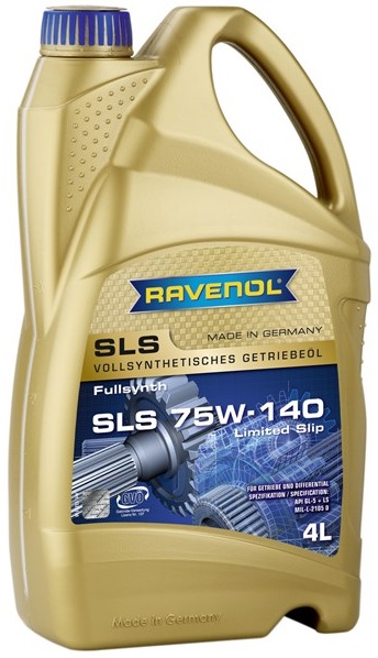 Трансмиссионное масло Ravenol 1221110-004-01-999 sls  75W-140 4 л