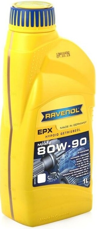Трансмиссионное масло Ravenol 4014835734715 Hypoid EPX Getriebe-Oel 80W-90 1 л