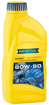 Трансмиссионное масло Ravenol 4014835735415 MotoGear 80W-90 1 л