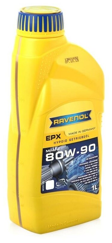 Трансмиссионное масло Ravenol 1223205-001-01-999 Hypoid EPX Getriebe-Oel 80W-90 1 л