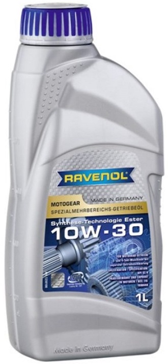 Трансмиссионное масло Ravenol 4014835735514 MotoGear 10W-30 1 л