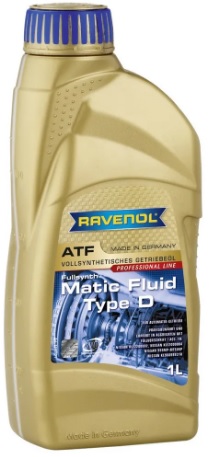 Трансмиссионное масло Ravenol 1211121-001-01-999 atf matic fluid type d   1 л