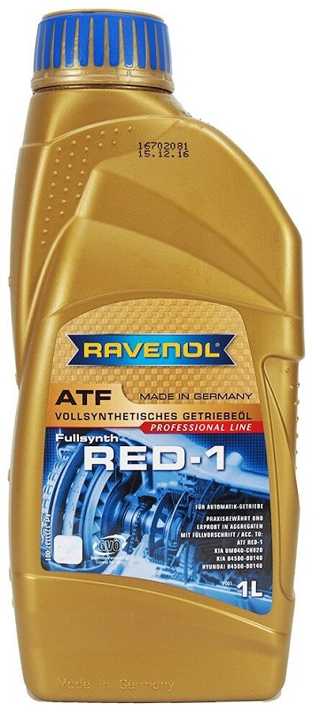 Трансмиссионное масло Ravenol 1211117-001-01-999 atf red-1  1 л