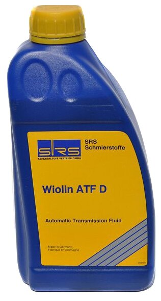 Трансмиссионное масло SRS 4033885000236 Wiolin ATF D  1 л