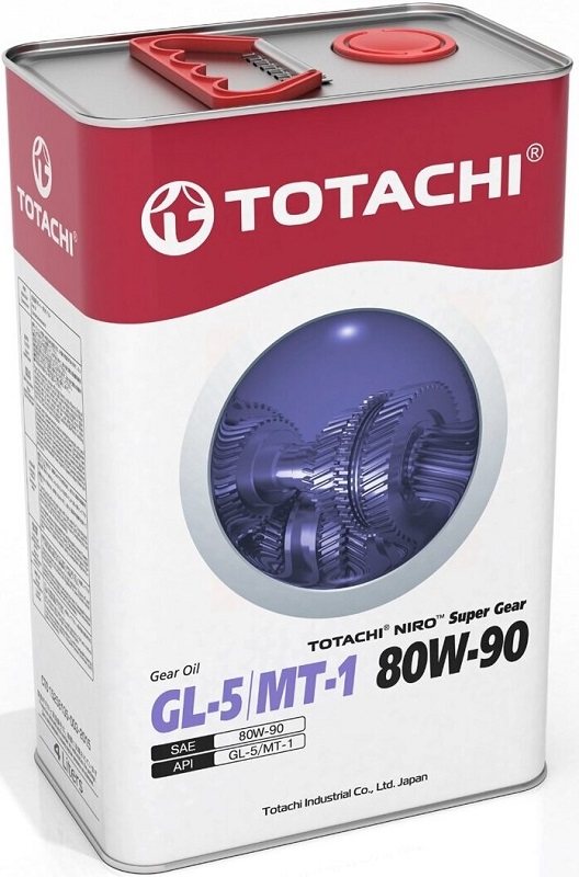Трансмиссионное масло Totachi 4589904921957 Niro Super Gear 80W-90 4 л