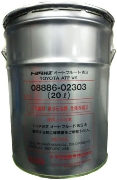 Трансмиссионное масло Toyota 08886-02303 ATF WS  20 л