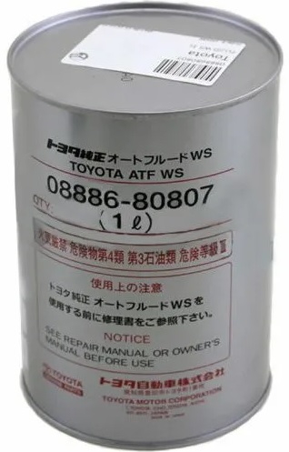 Трансмиссионное масло Toyota 08886-80807 ATF WS  1 л