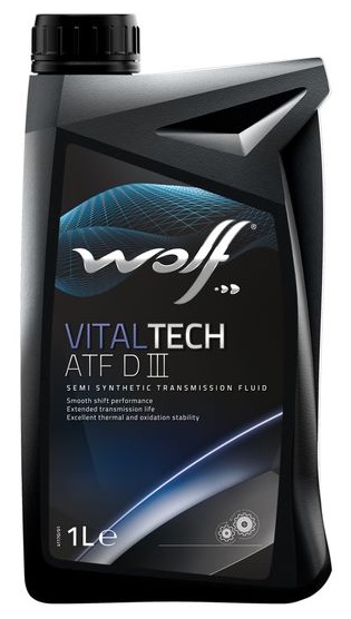 Трансмиссионное масло Wolf oil 8305306 VitalTech ATF D III  1 л