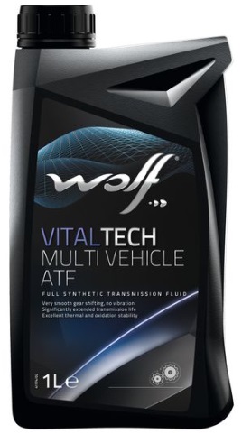 Трансмиссионное масло Wolf oil 8305603 VitalTech Multi Vehicle ATF  1 л