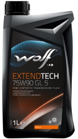 Трансмиссионное масло Wolf oil 8303302 ExtendTech GL-5 75W-90 1 л