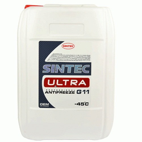 Жидкость охлаждающая Sintec 800517 ULTRA G11  10 л