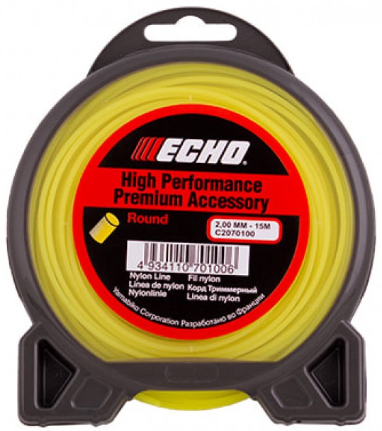 Корд триммерный ECHO C2070100 Round Line (2.0 мм, 15 м, круглый)