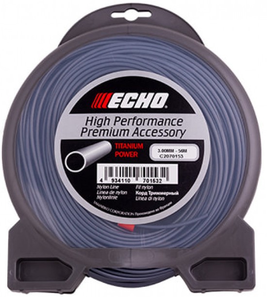 Корд триммерный ECHO C2070153 Titanium Power Line (3.0 мм, 56 м, круглый)