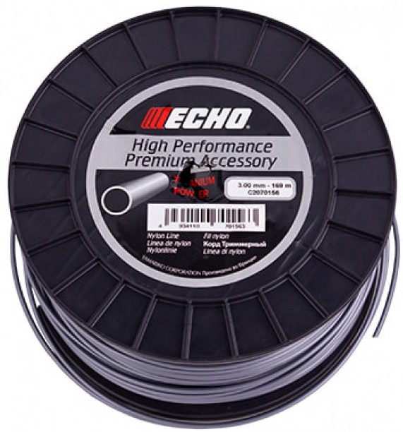 Корд триммерный ECHO C2070156 Titanium Power Line (3.0 мм, 169 м, круглый)